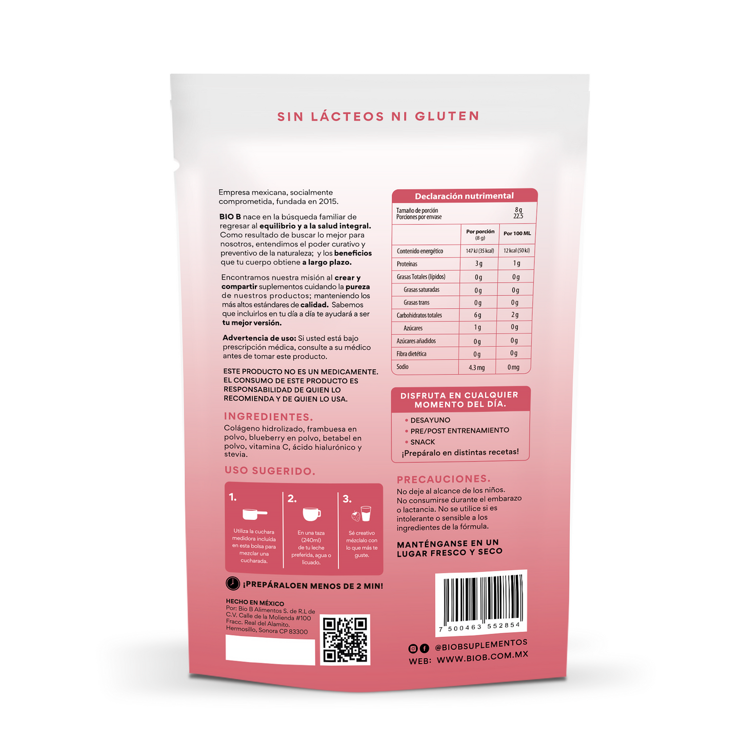 COLLAGEN SMOOTHIE SABOR BERRIES