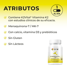 Cargar imagen en el visor de la galería, VITAMINA K2 VITAL® + D3