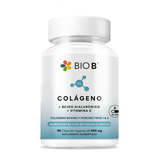 COLÁGENO+ ÁCIDO HIALURÓNICO + VITAMINA C 90 caps.