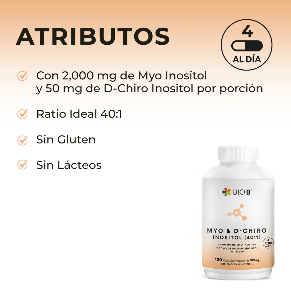 MYO & D-CHIRO INOSITOL (40:1) – Bio B Suplementos