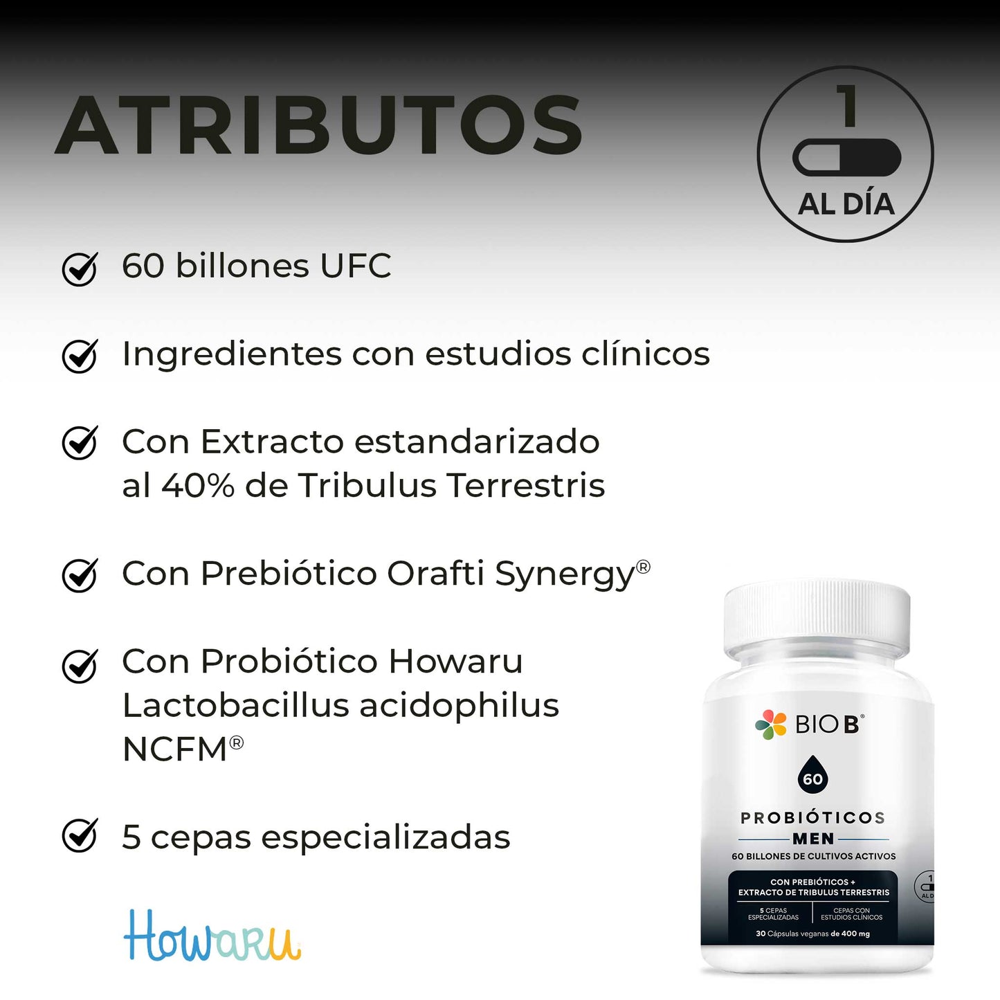 PROBIÓTICOS MEN 60 BILLONES