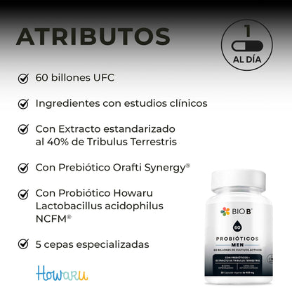 PROBIÓTICOS MEN 60 BILLONES