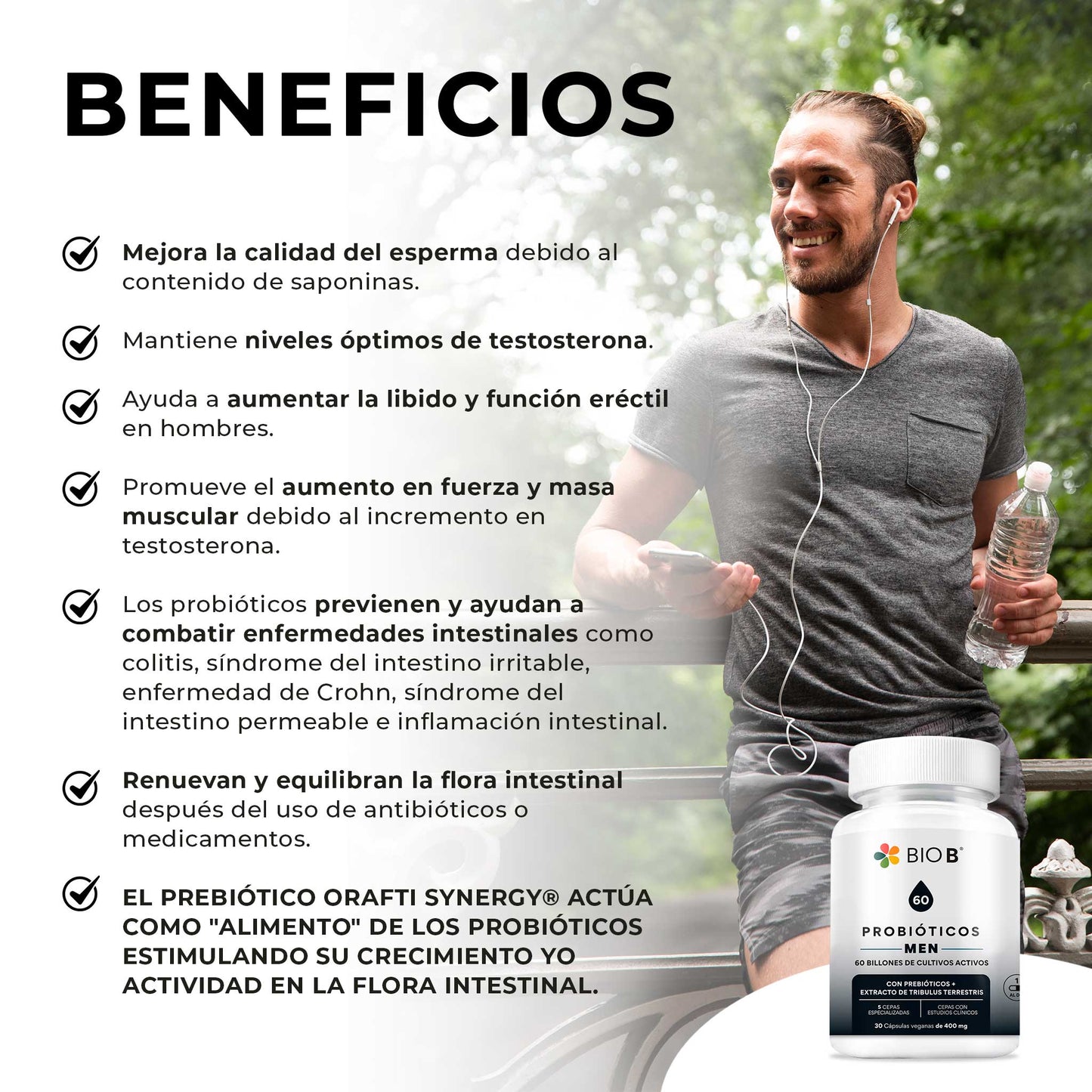 PROBIÓTICOS MEN 60 BILLONES