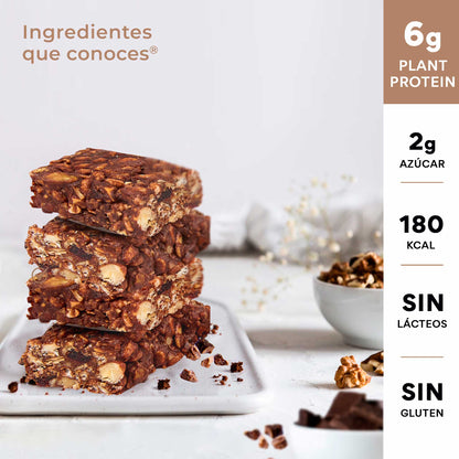 Barra con 6g de proteína sabor CACAO
