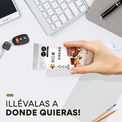 Barra con 6g de proteína sabor CACAO
