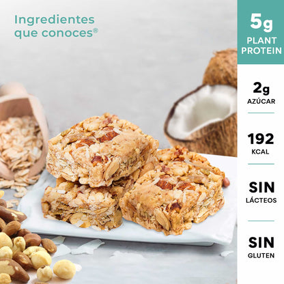 Barra con 6g de proteína sabor COCO