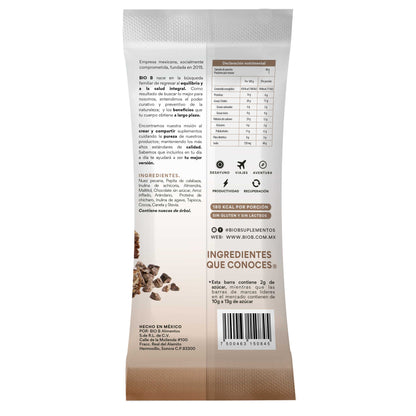 Barra con 6g de proteína sabor CACAO