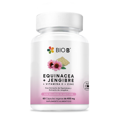 EQUINÁCEA + JENGIBRE + VITAMINA C + ZINC