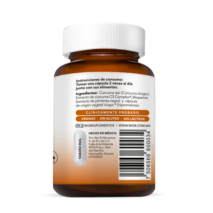 EXTRACTO CÚRCUMA + BIOPERINE®