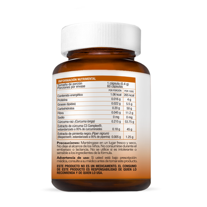 EXTRACTO CÚRCUMA + BIOPERINE®