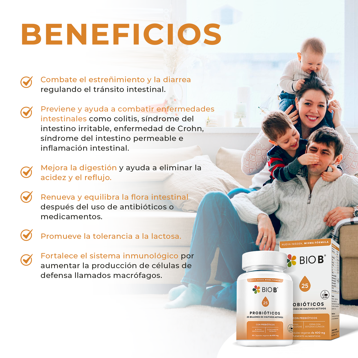 PROBIÓTICOS 25 BILLONES