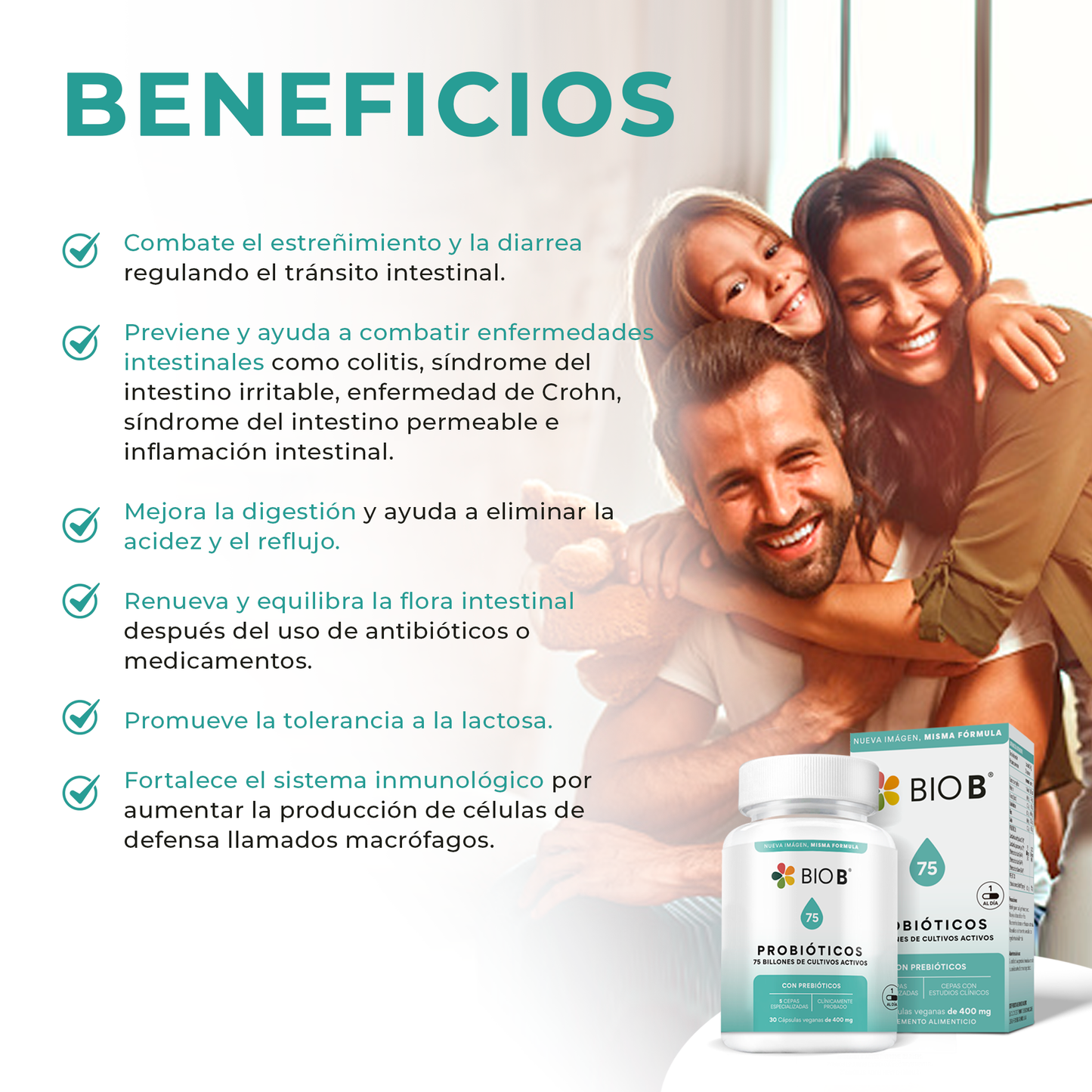 PROBIÓTICOS 75 BILLONES