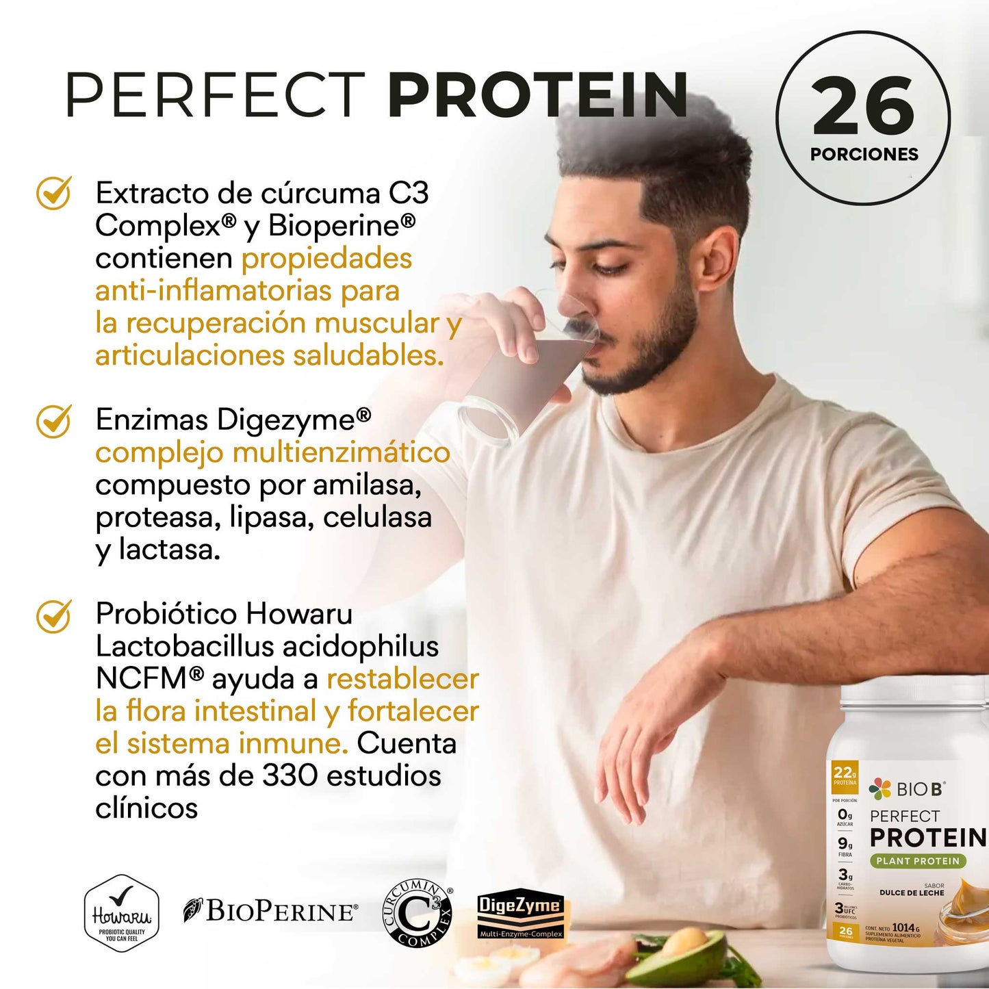 PERFECT PROTEIN SABOR DULCE DE LECHE